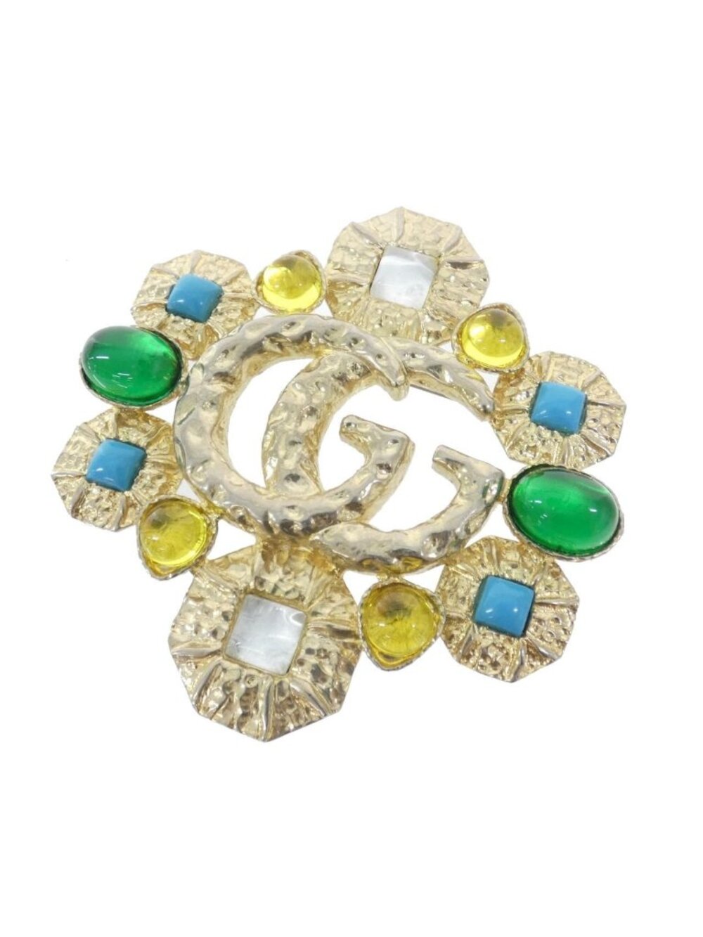 Gucci Vintage Brooch Gold